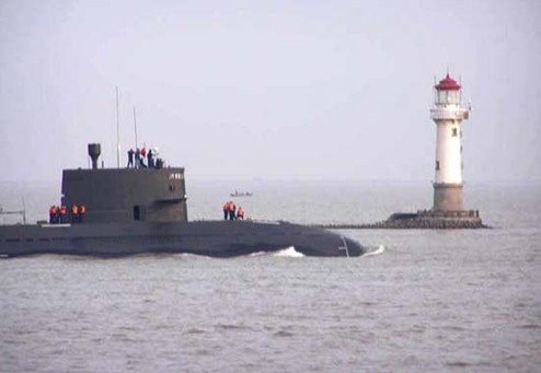 中國(guó)海軍新型元級(jí)海試。