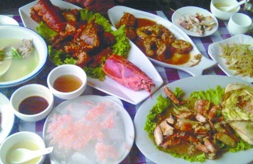 黃先生當(dāng)時在飯店點(diǎn)的菜(黃先生提供)。