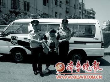安某被警方抓獲歸案。劉騰騰攝