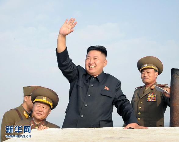 金正恩視察西南前線島嶼防御隊(duì)
