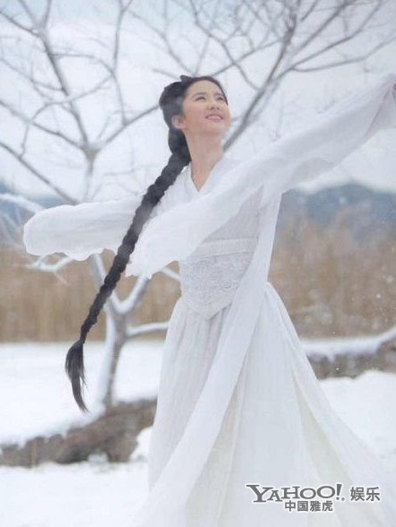 神雕俠侶——小龍女，劉亦菲小龍女的飄飄欲仙正好滿足了張紀(jì)中對(duì)鼓風(fēng)機(jī)的熱愛(ài)張紀(jì)中全劇真是不遺余力的把鼓風(fēng)機(jī)的作用發(fā)揮到淋漓極致私以為劉亦菲的小龍女看靜態(tài)的照片比動(dòng)態(tài)更有意境
