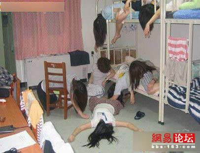 當(dāng)代女大學(xué)生宿舍生活