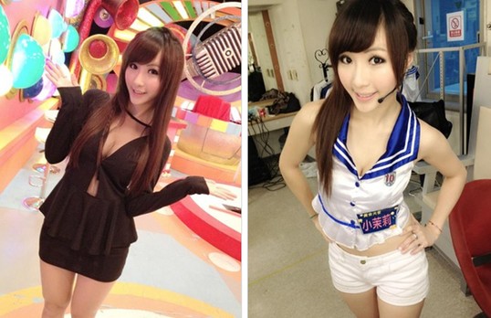 Show Girl女模“小茉莉”陳瑀希穿梭各大綜藝節(jié)目，傳和歐漢聲秘戀。（資料圖）