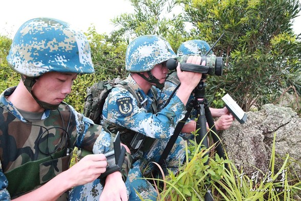 中國海軍陸戰(zhàn)隊生存訓練直擊