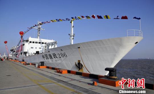 中國(guó)最大漁政船首航赴釣魚島海域執(zhí)行護(hù)漁維權(quán)任務(wù)