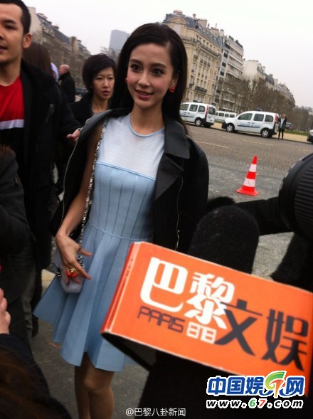 巴黎時尚周中國女星團